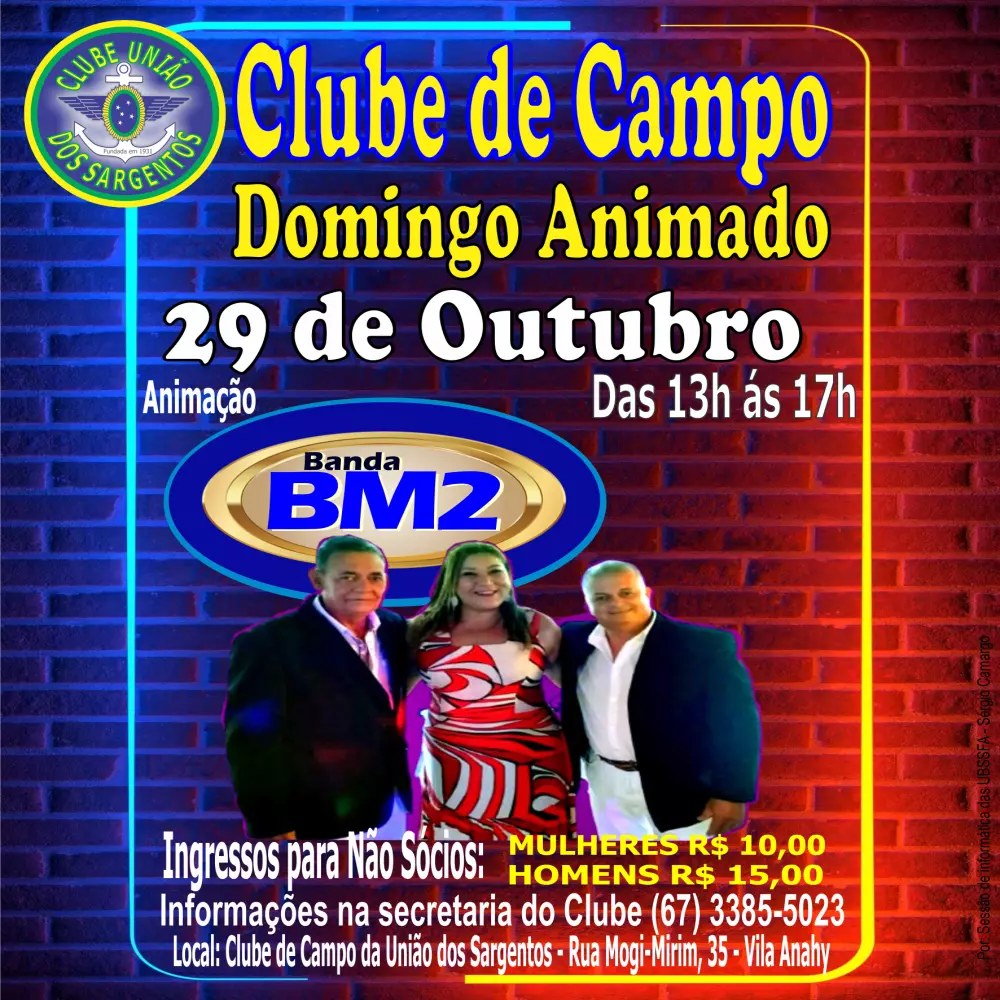 Domingo Animado no Clube de Campo 29/10/2023